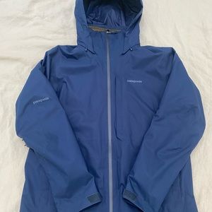 Patagonia Snowshot 3 in 1 Ski Jacket in Navy Blue and Brown
